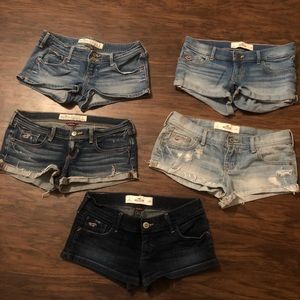 Hollister Shorts - lot of 5 - size 3